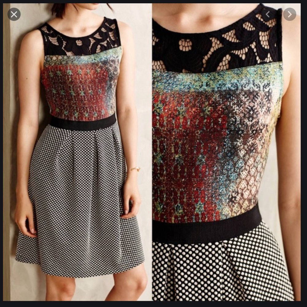 Anthropolgie Galina Print Dress